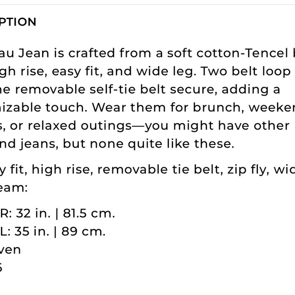 Cabi Beau Jeans
Size 8
Fall ‘25
Style 4904 Regular length - Picture 2 of 8